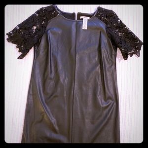 Leather dress!